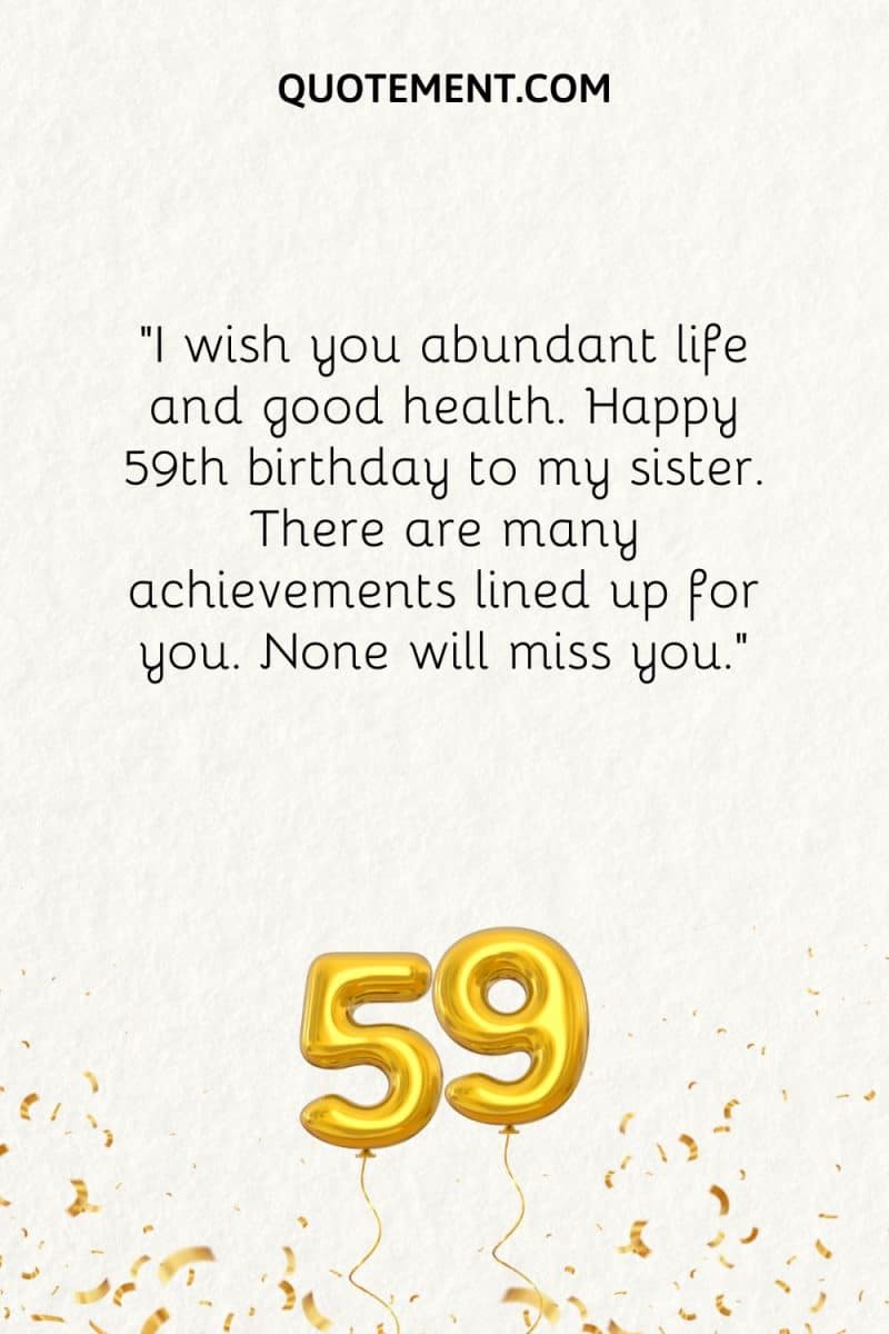 100 Happy 59th Birthday Wishes To Send To Your Loved Ones
