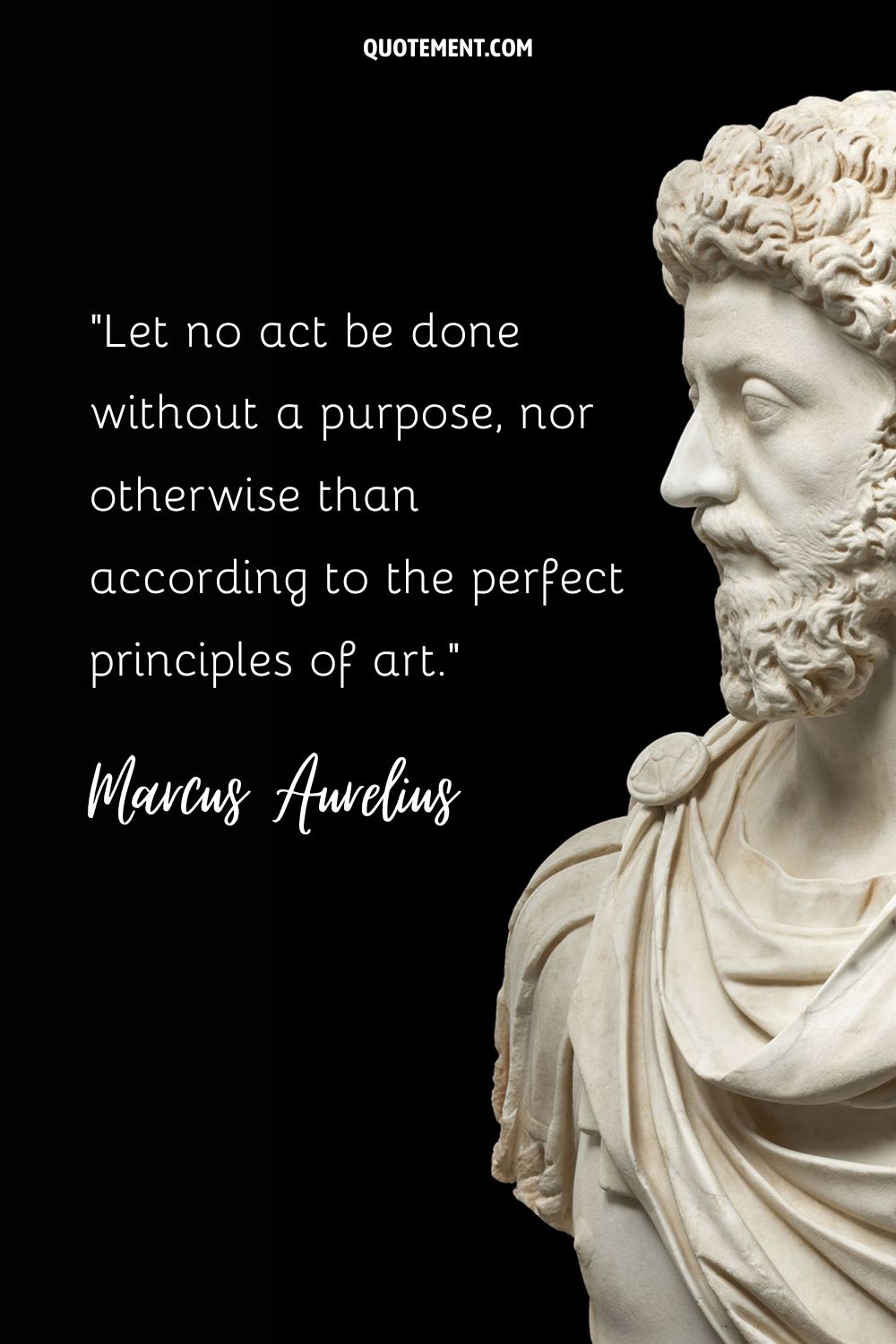 Marble tribute to the regal Marcus Aurelius.
