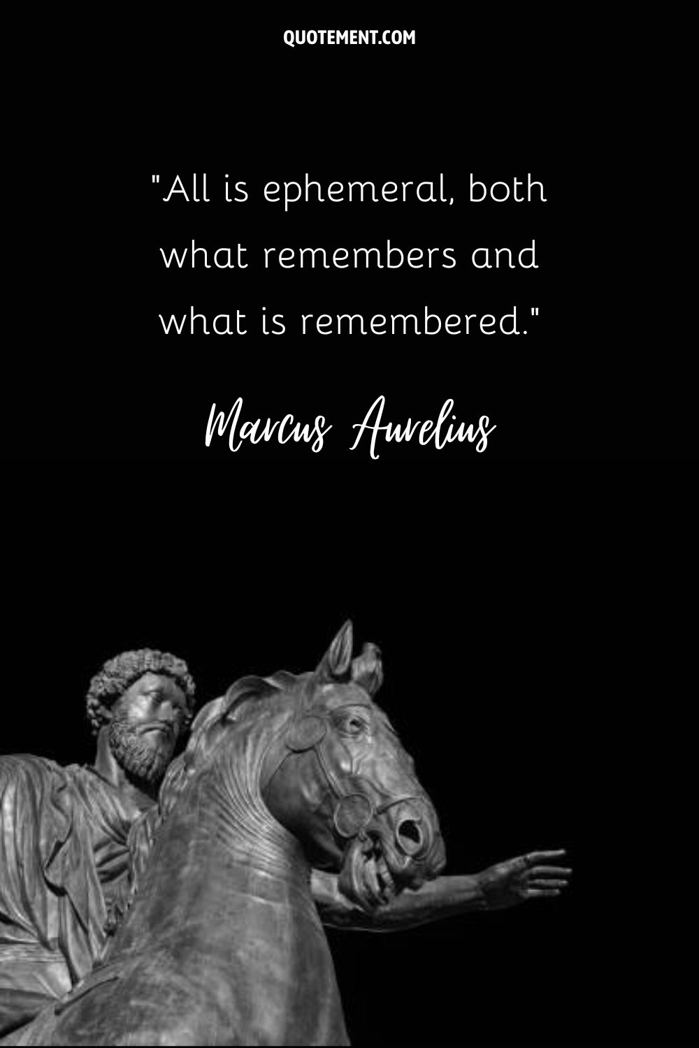 Noble presence frozen in time: Marcus Aurelius' sculpture
