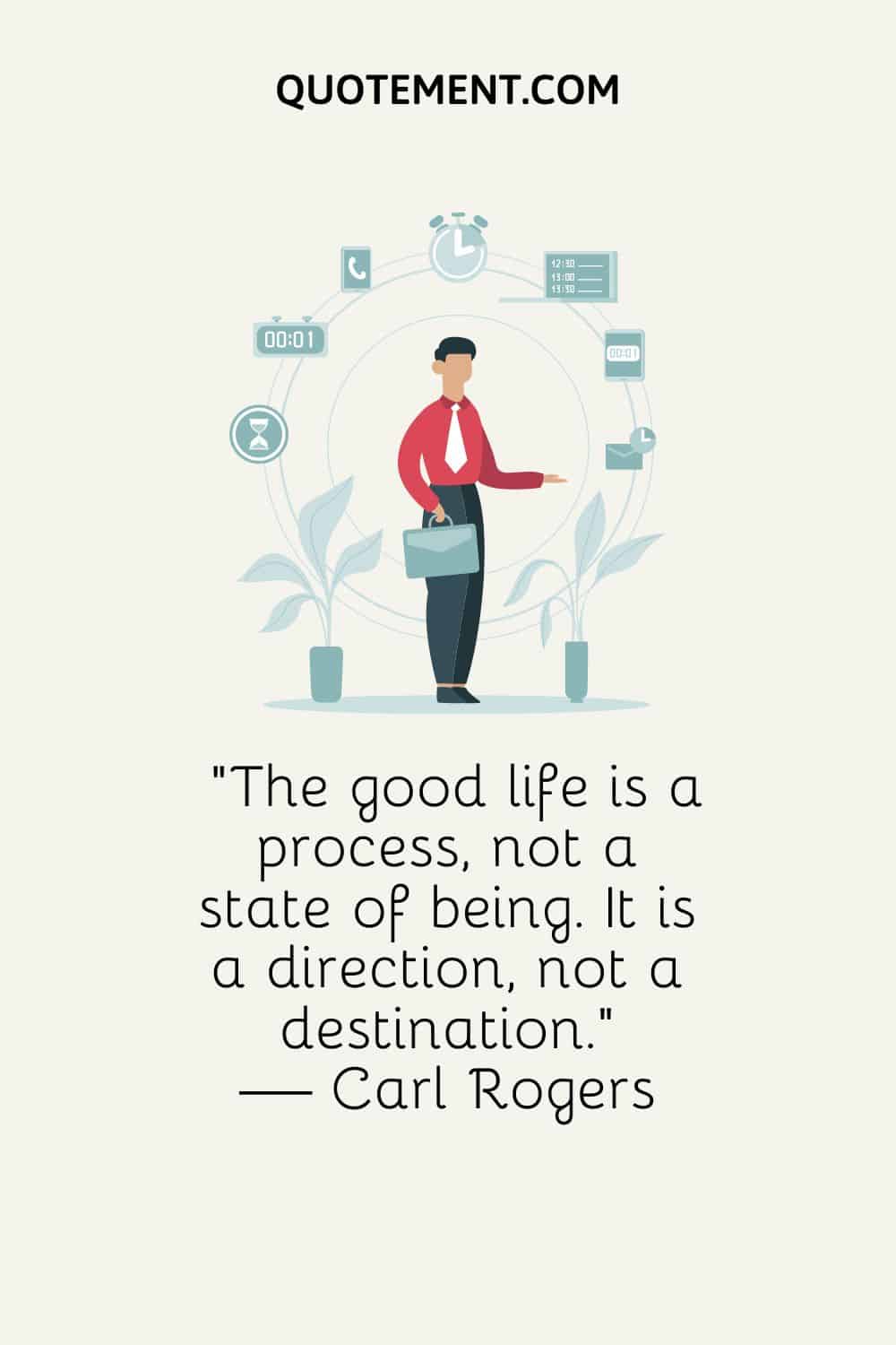The good life is a process, not a state of being