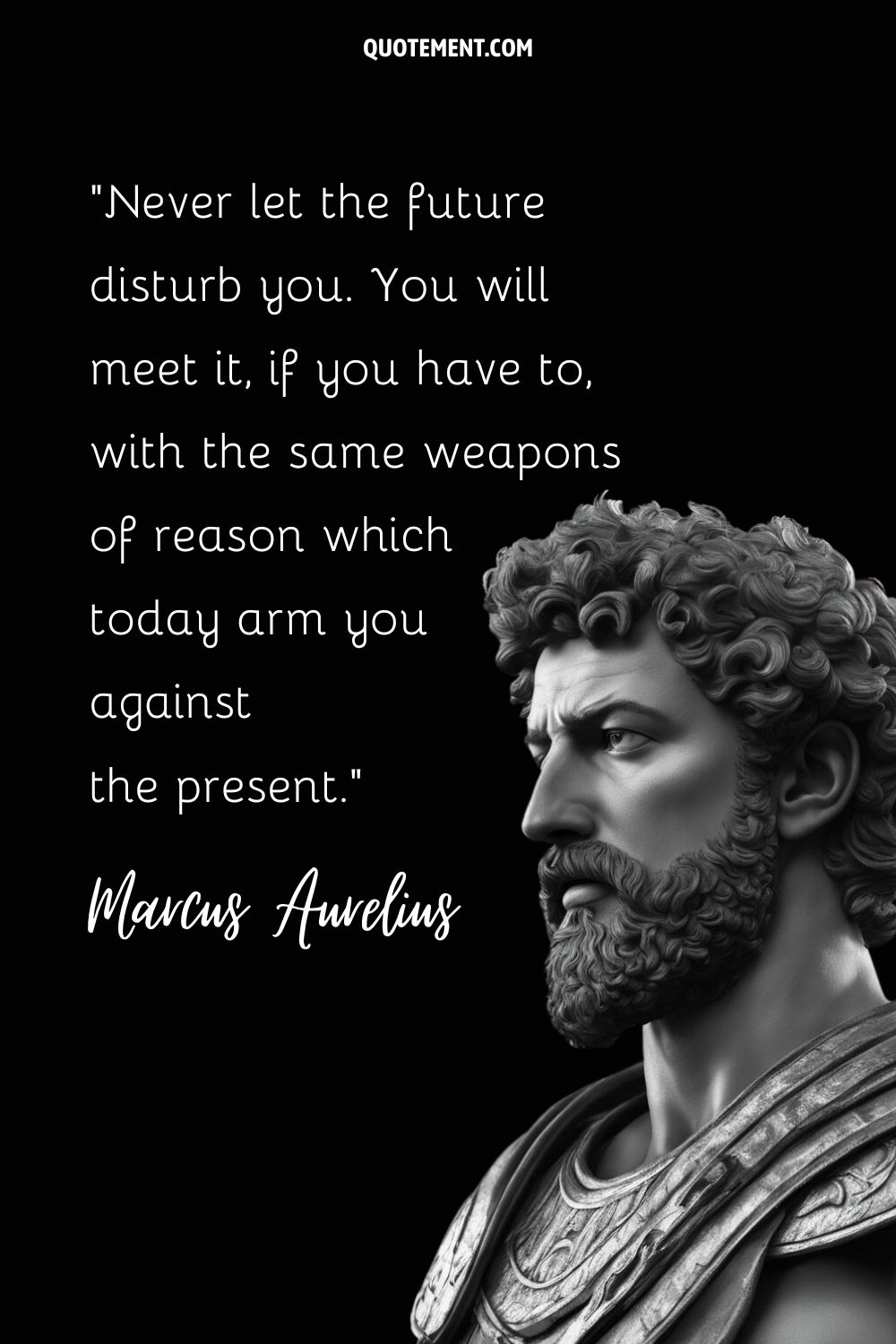 Timeless portrayal of Marcus Aurelius.
