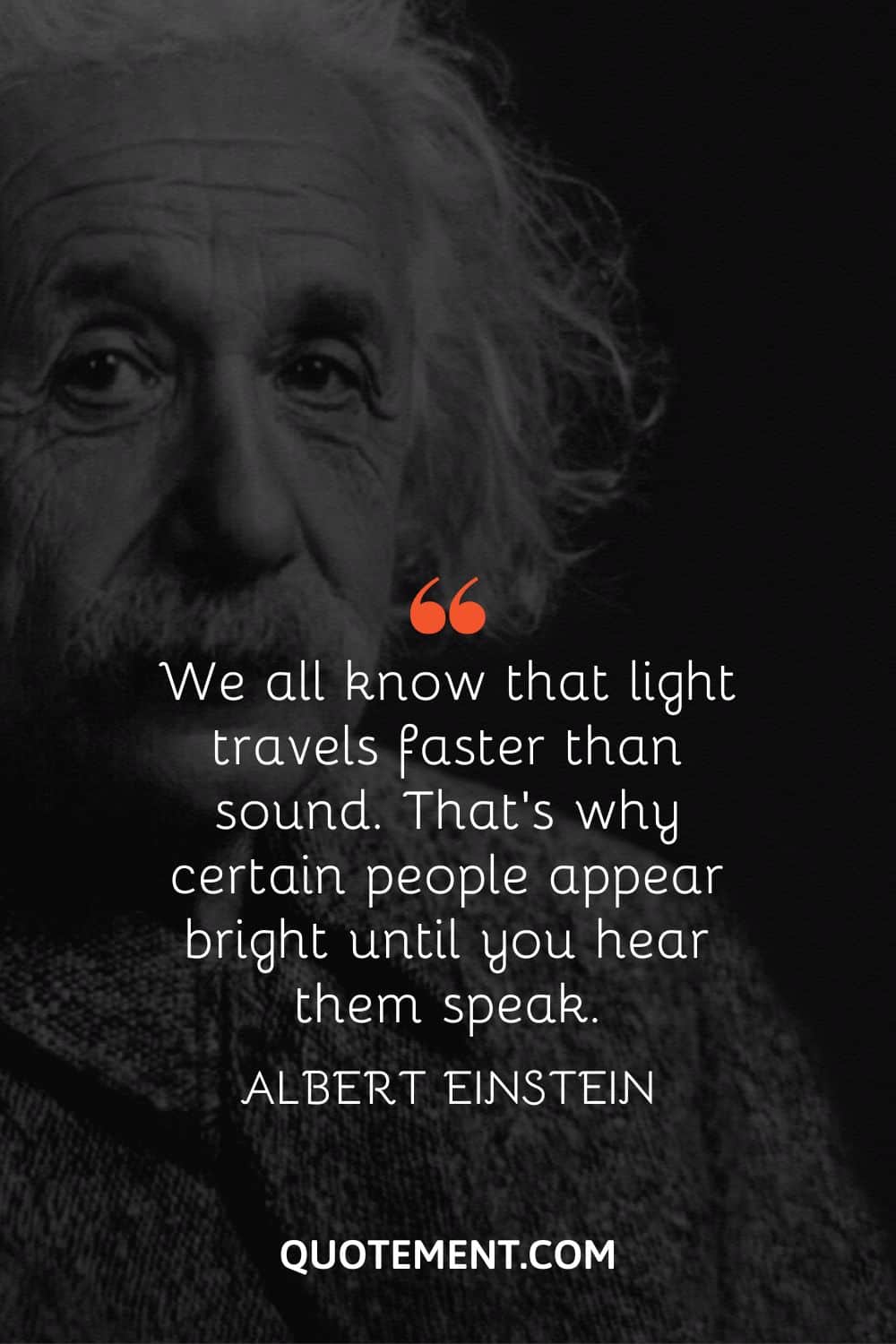 We all know that light travels faster than sound