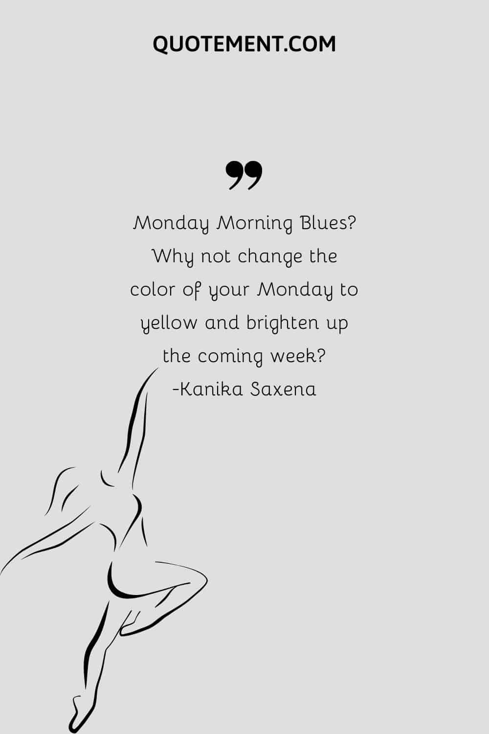 Why not change the color of your Monday to yellow and brighten up the coming week