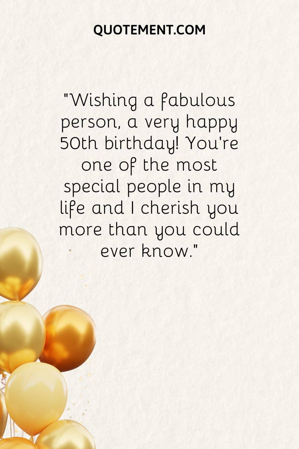 Wishing a fabulous person, a very happy 50th birthday