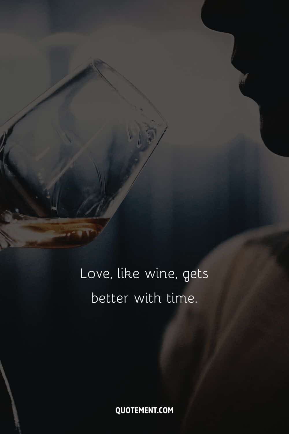 El amor, como el vino, mejora con el tiempo