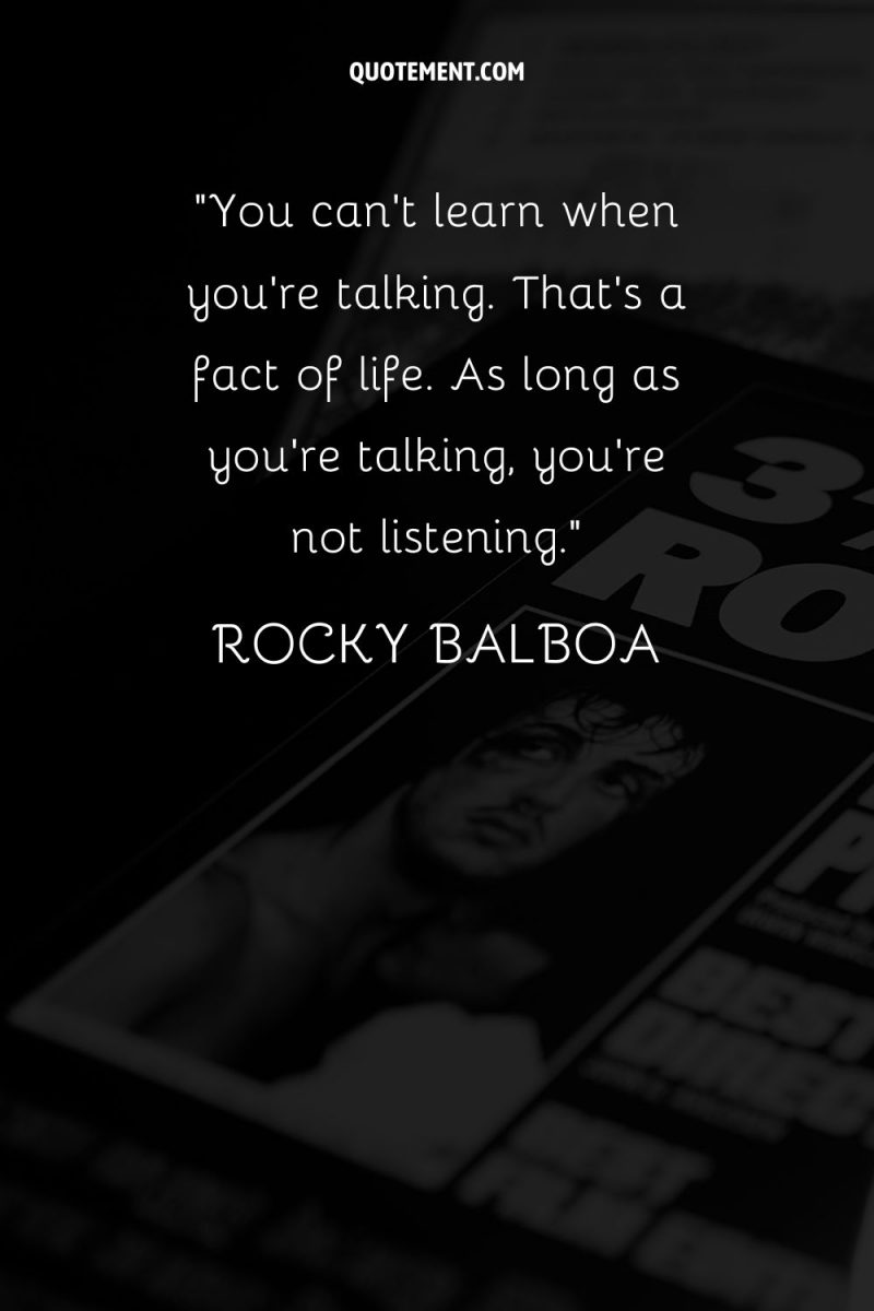 The Shocking Line Rocky Spoke That Changed Everything Forever