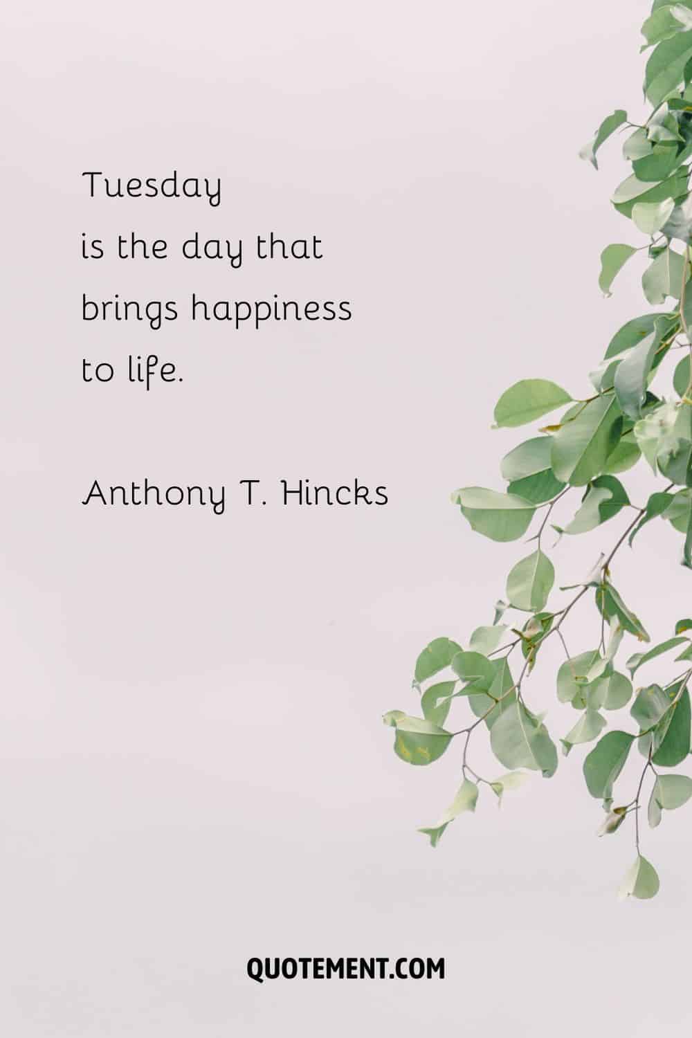 branch image representing a brilliant Tuesday motivation quote