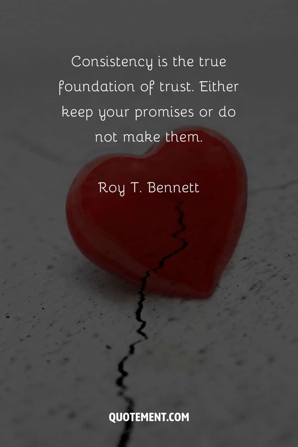 broken heart image representing inspiring breaking trust quote