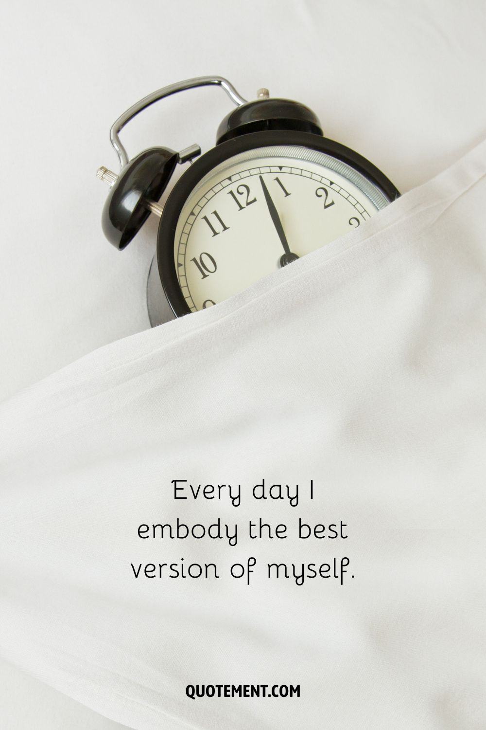 clock image representing inspirational affirmation for confidence
