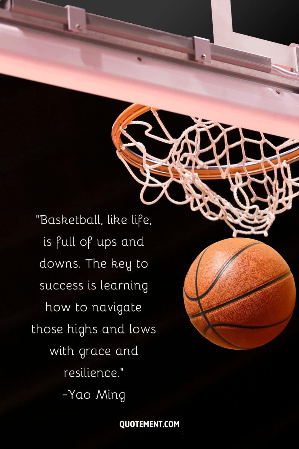 Basketball, like life, is full of ups and downs