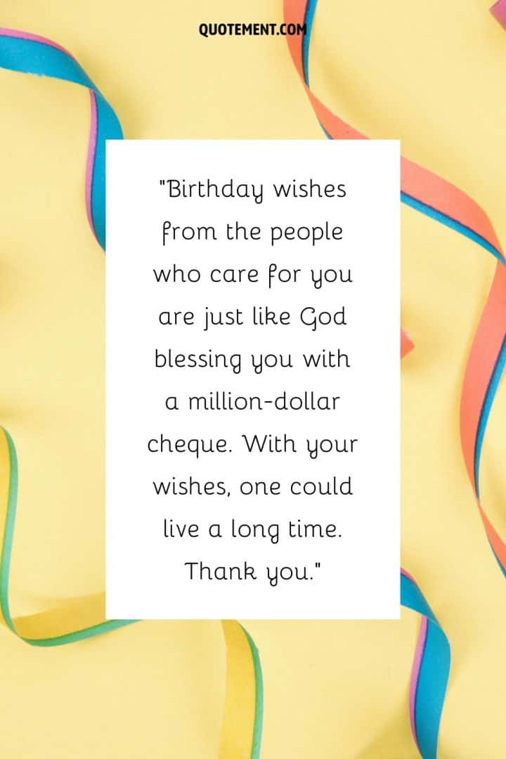 140 Special Ways To Say Thank You For Birthday Wishes