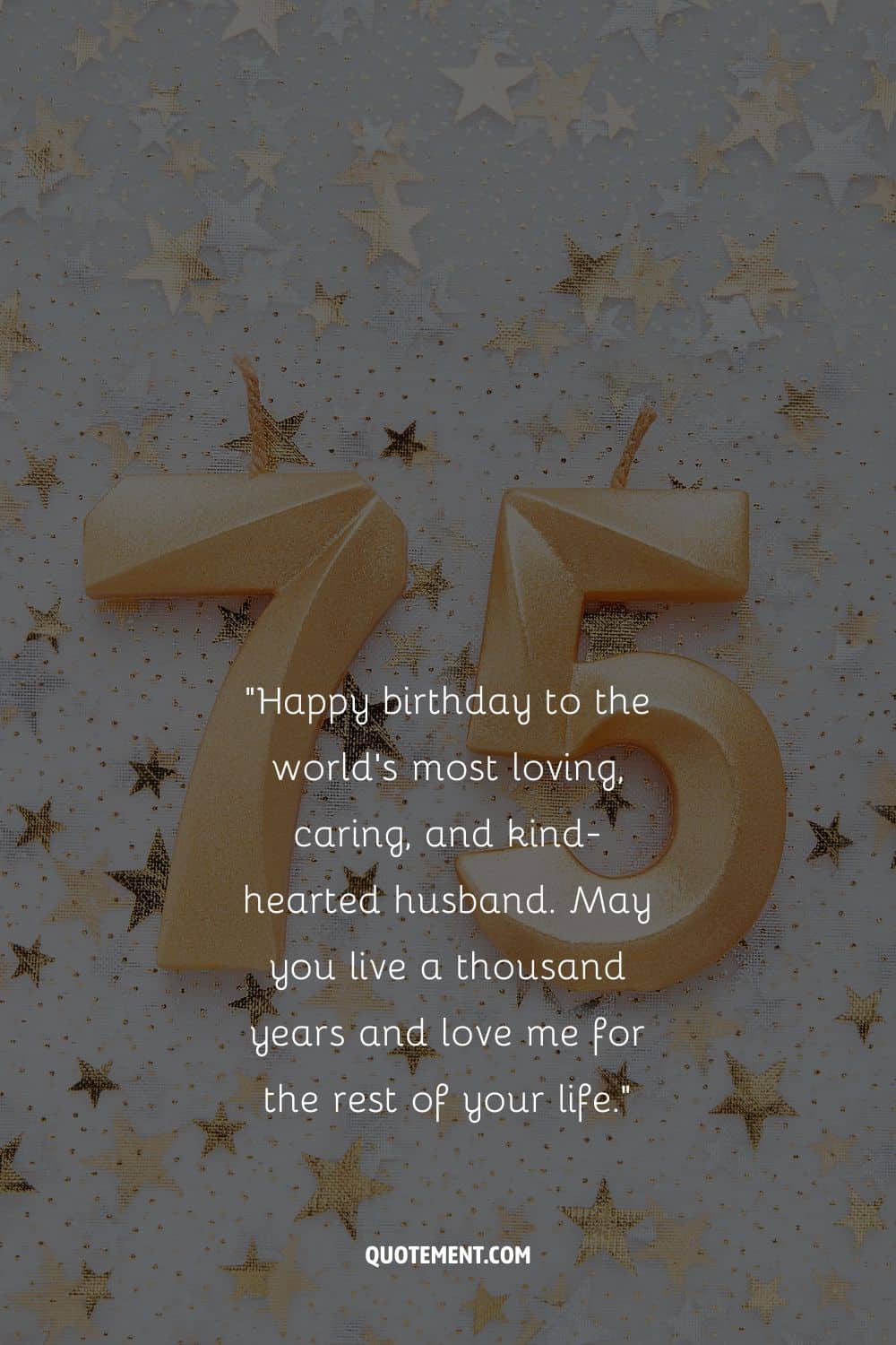 “Happy birthday to the world’s most loving, caring, and kind-hearted husband. May you live a thousand years and love me for the rest of your life.”