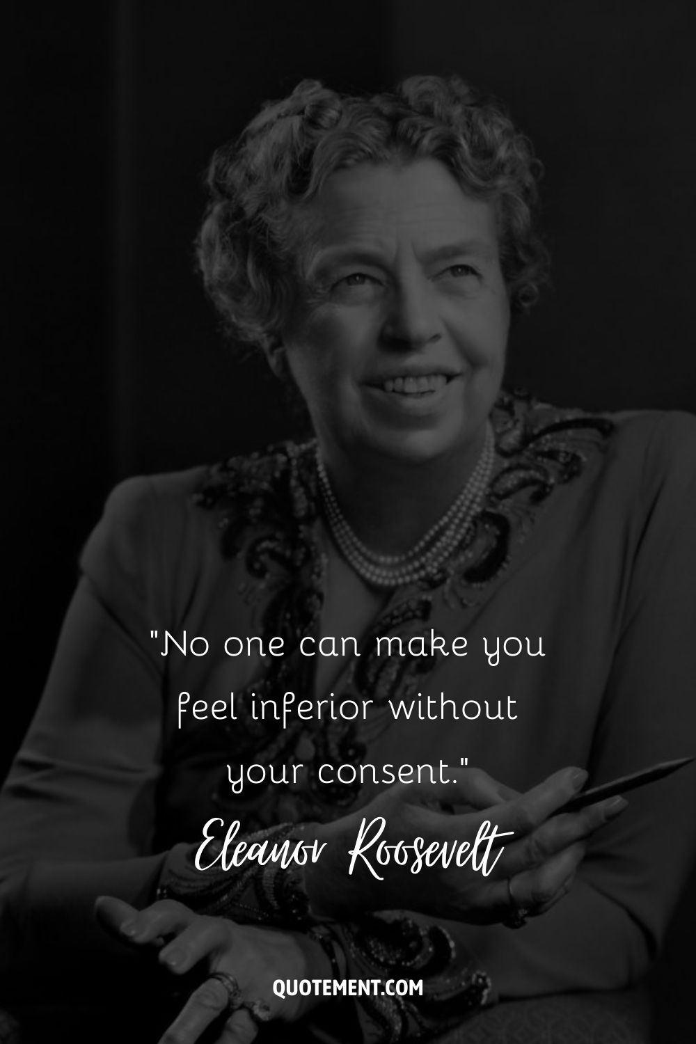 Image of Eleanor Roosevelt representing the best Eleanor Roosevelt quote.
