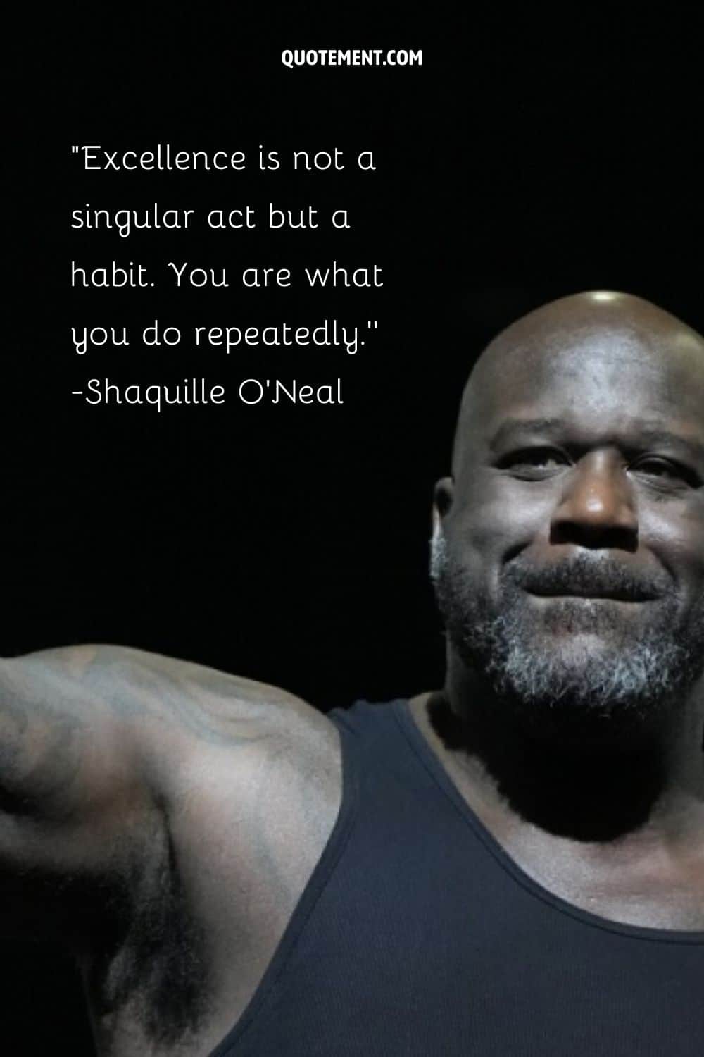 Shaquille O'Neal image representing quote about basketball