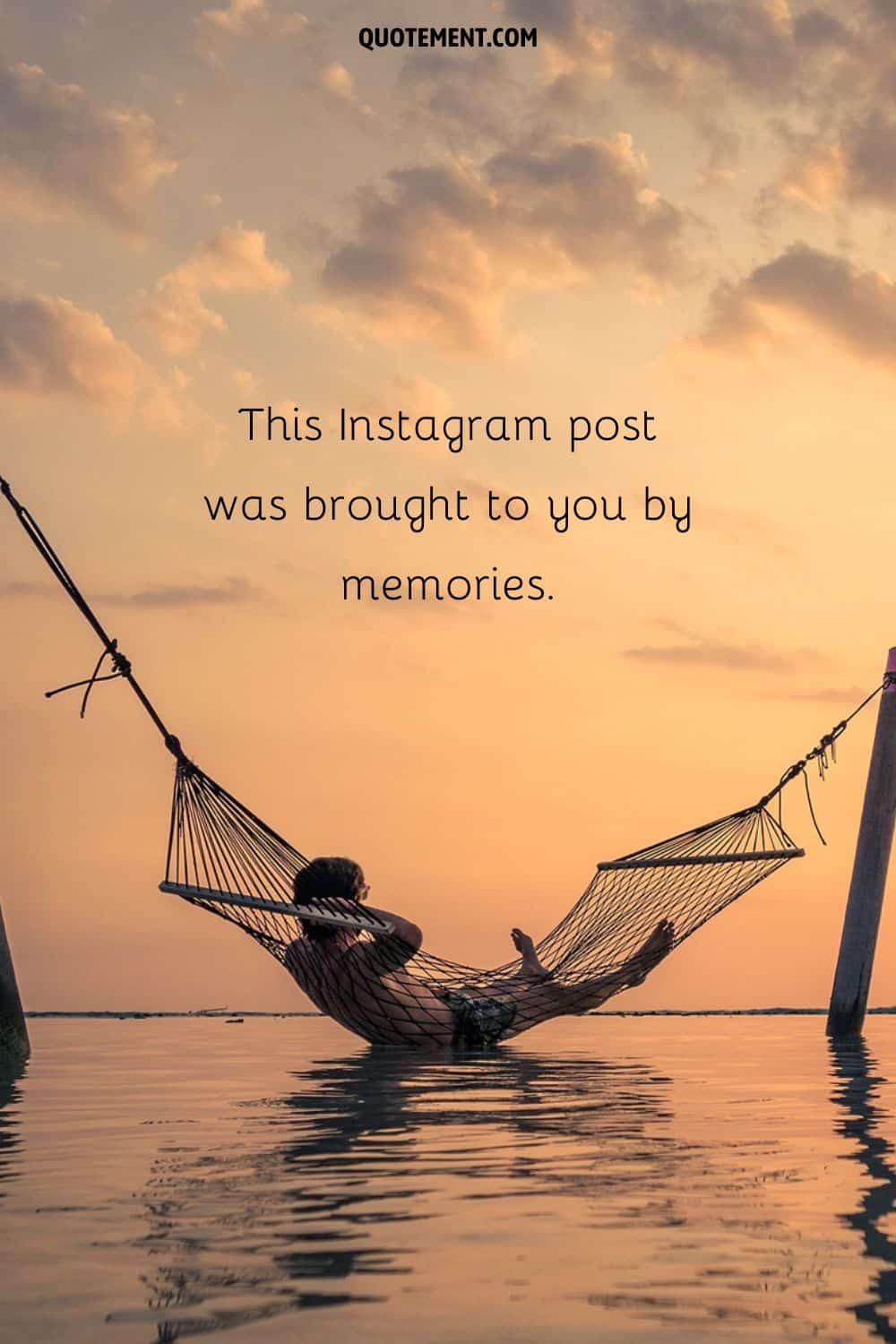 This Instagram post was brought to you by memories.
