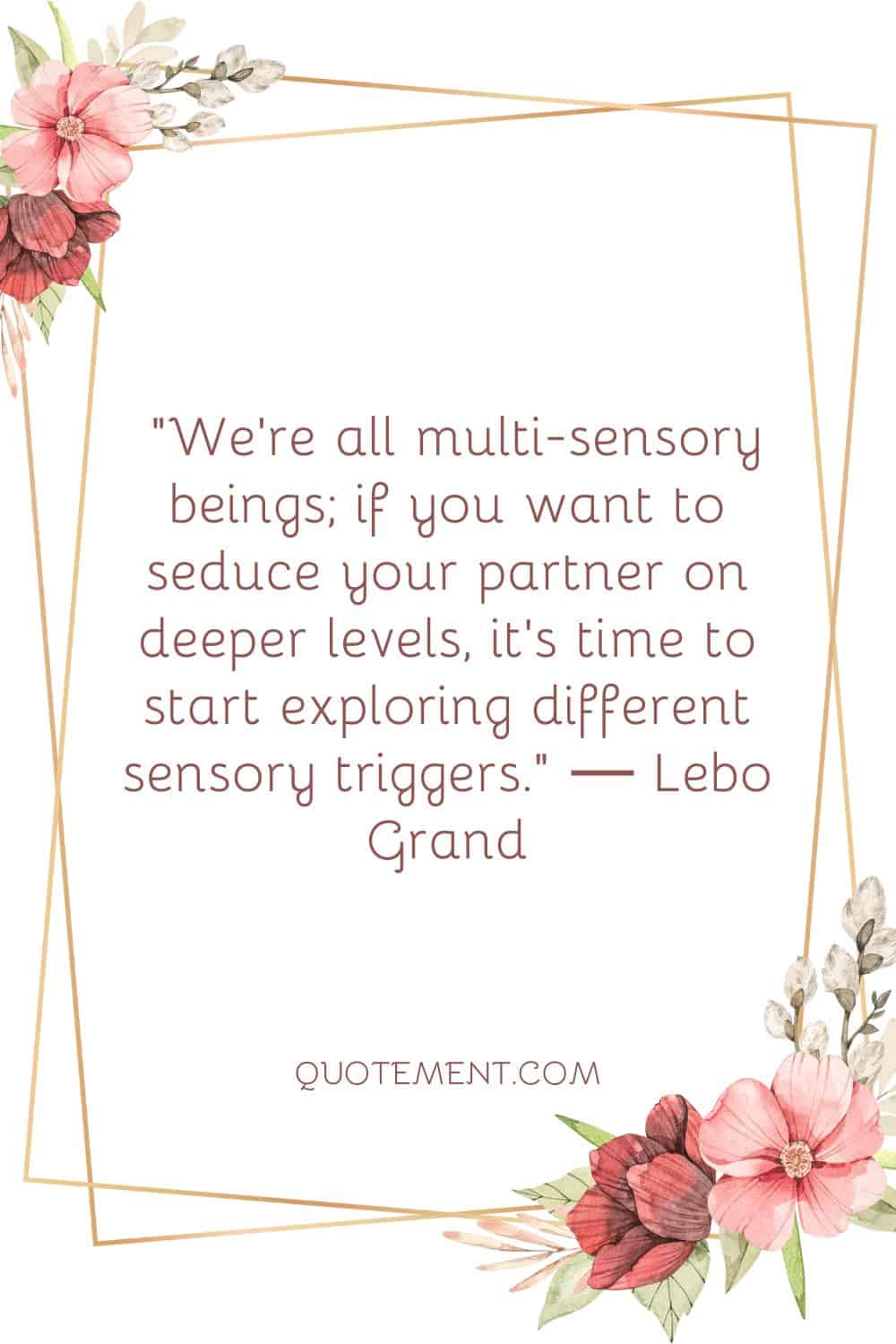 We’re all multi-sensory beings; if you want to seduce your partner on deeper levels, it’s time to start exploring different sensory triggers