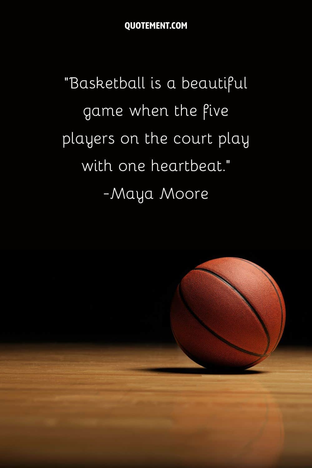 image of a ball representing basketball quote