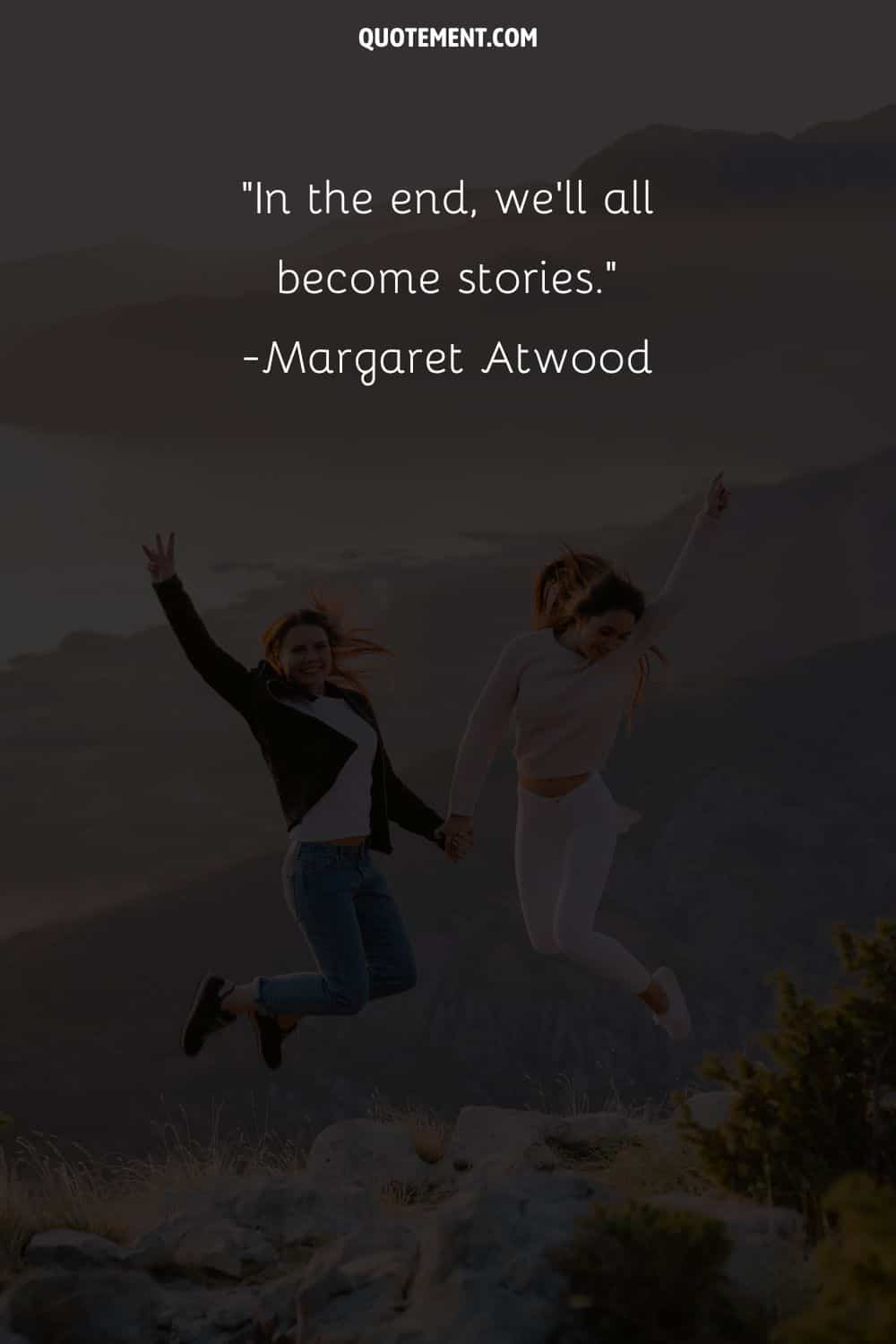 image of two girls representing gallery dump quote

