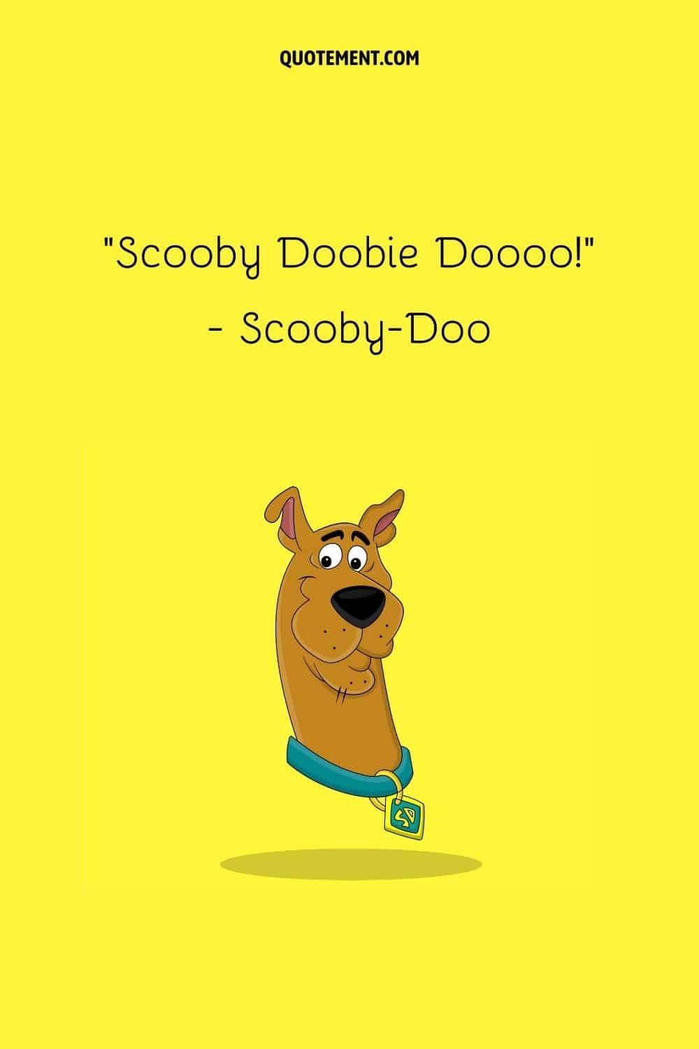 smiling Scooby-Doo image representing the most memorable Scooby-Doo quote
