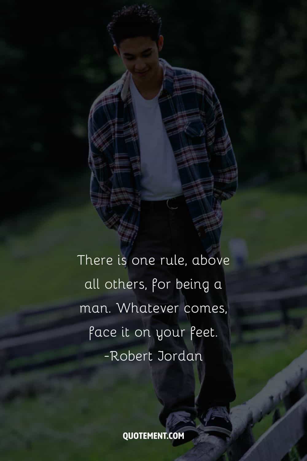 teenage boy image representing inspirational quote for teen boys