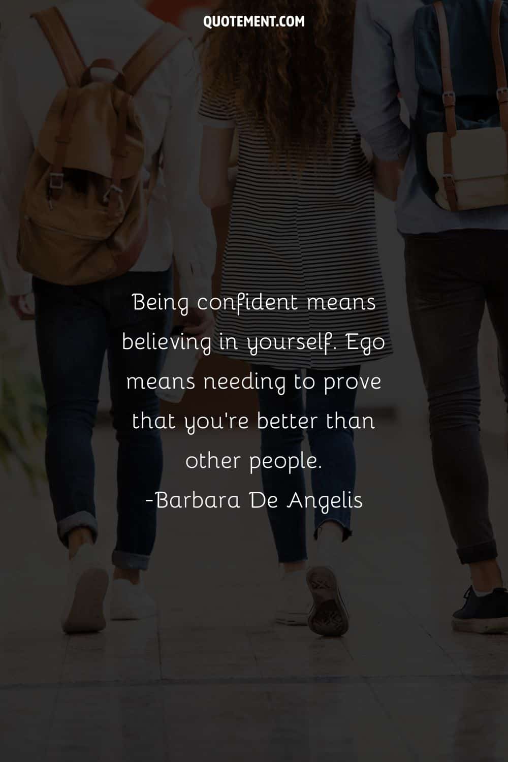 teens with backpacks image representing uplifting quote for teens