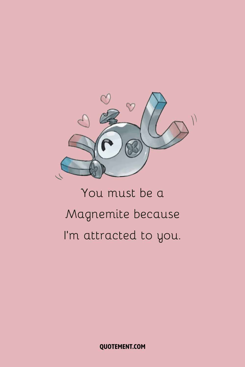 Pick up line and the image of Magnemite
