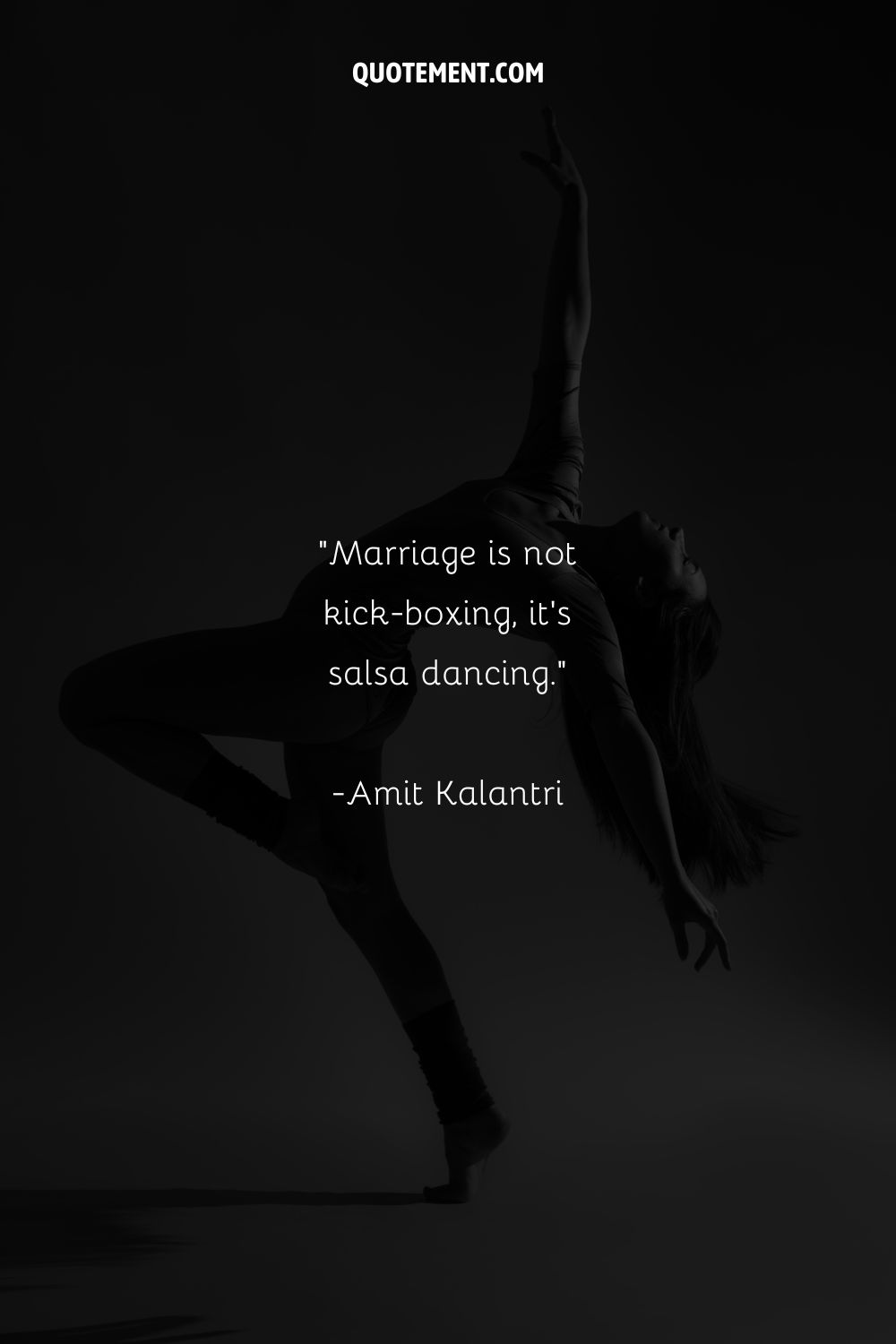 a girl dancing with passion in black and white representing life dance quote