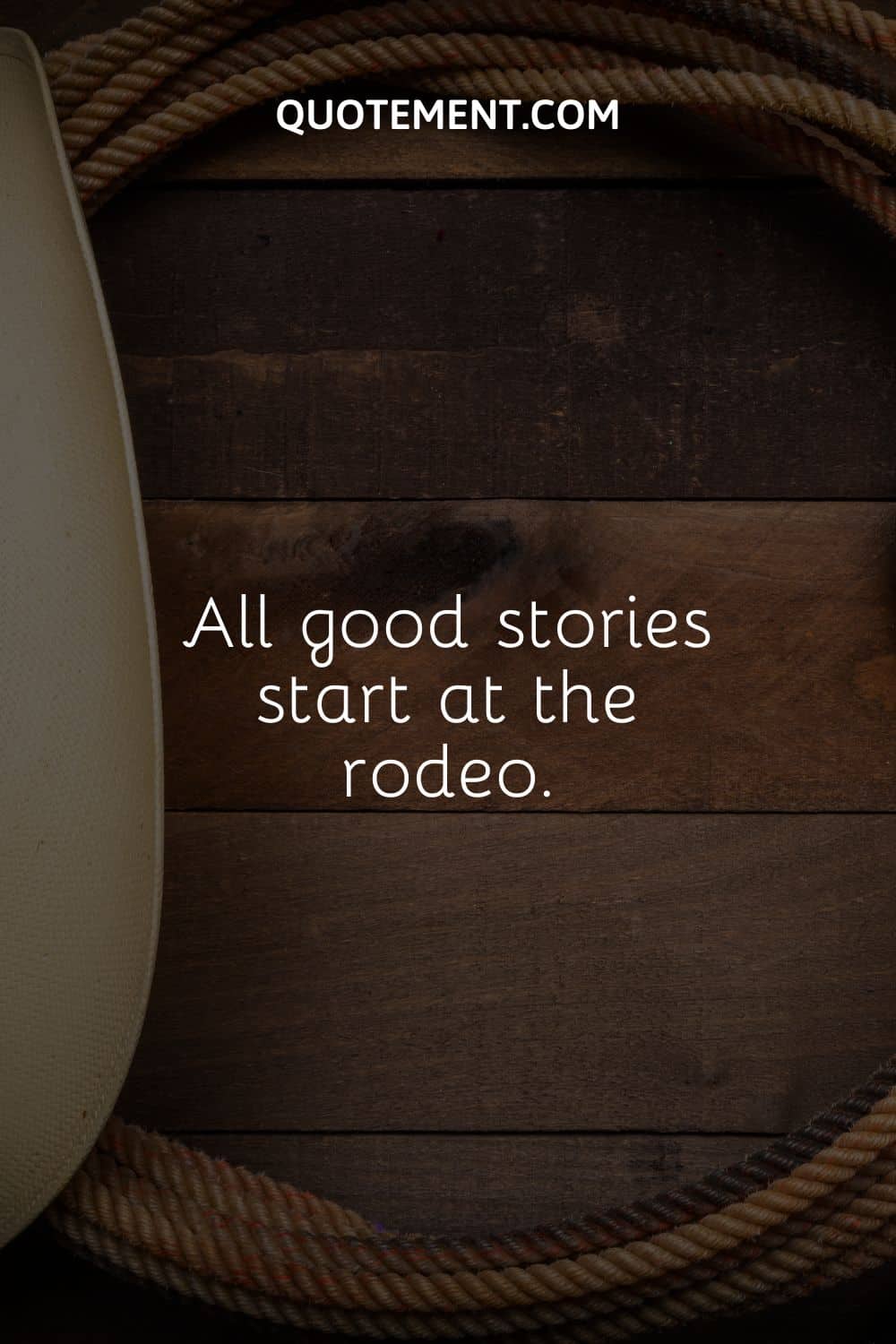 a wooden background and a rodeo rope
