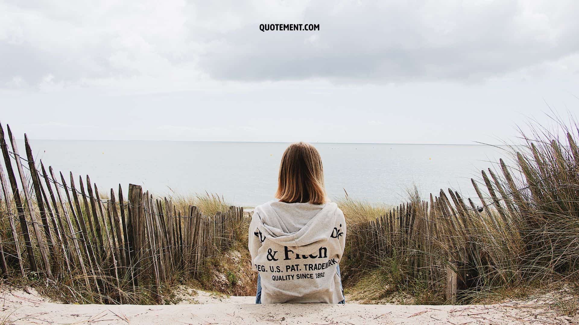 girl staring at the sea