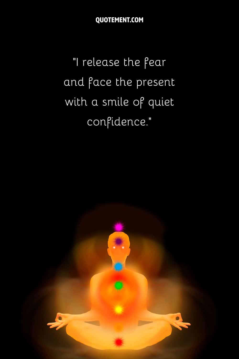 Illustration of chakra meditation representing a powerful root chakra affirmation for grounding
