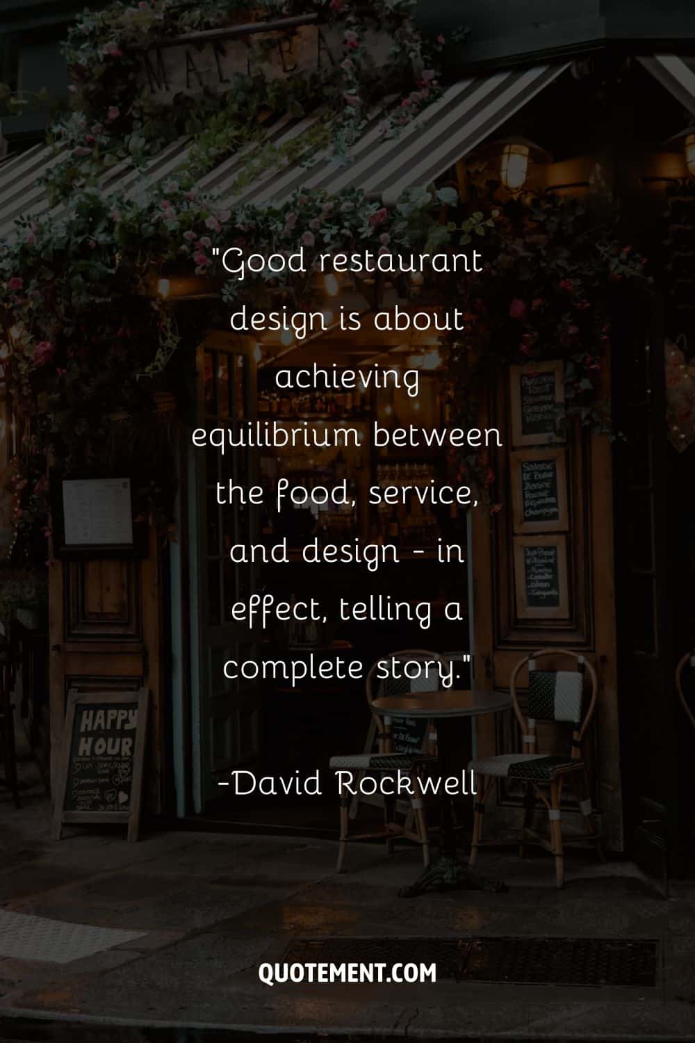 Image of a restaurant representing a quote for restaurants.