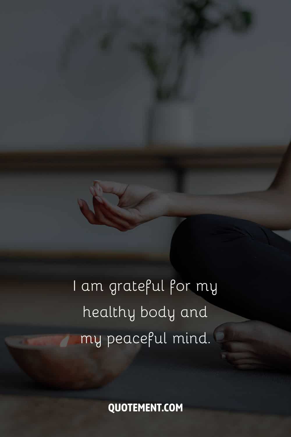 Image of a woman sitting in meditation representing an affirmation for Wednesday.