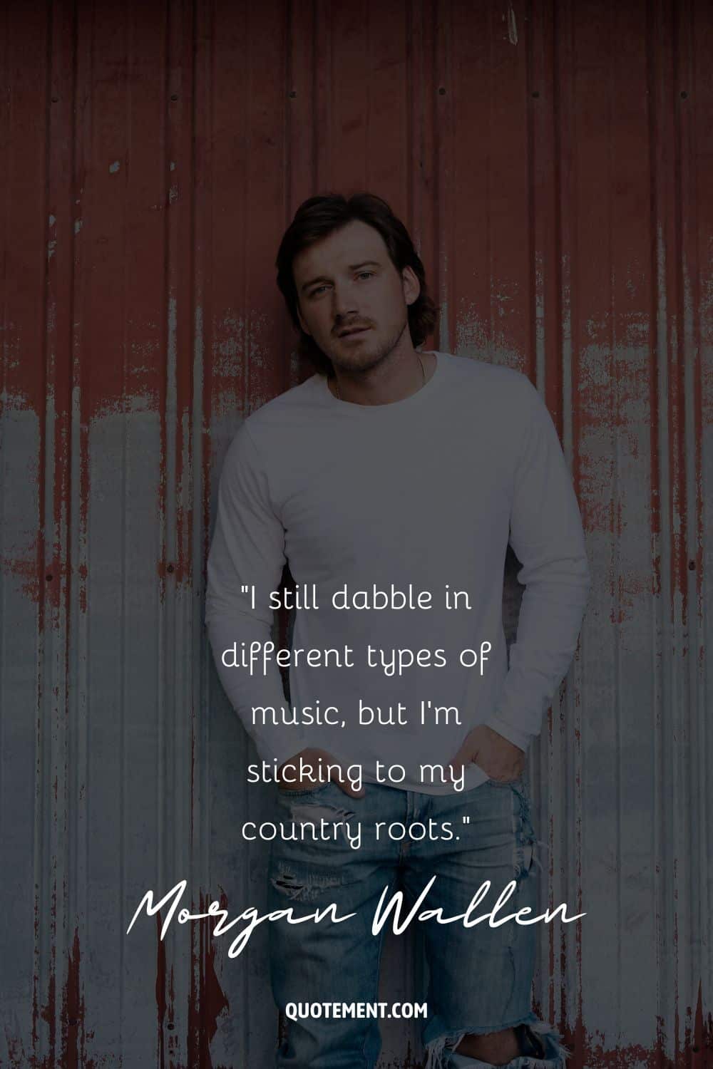 Morgan Wallen posing with his hands in his pockets