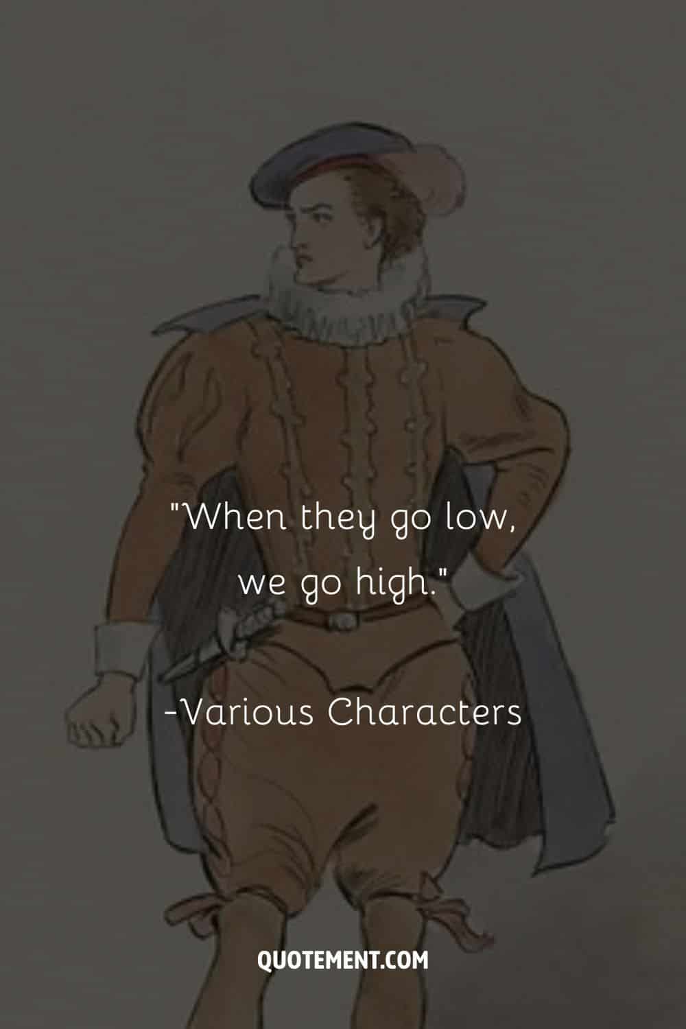 an image of a medieval man representing hamilton the musical quote
