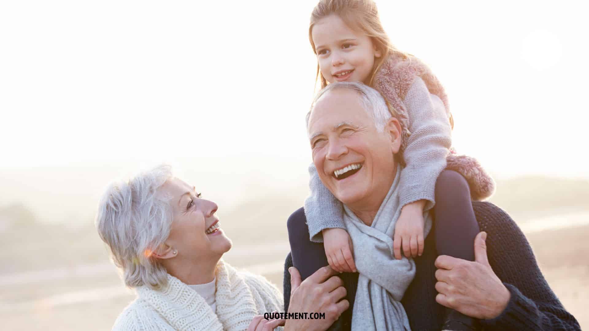 grandparents with grandchild