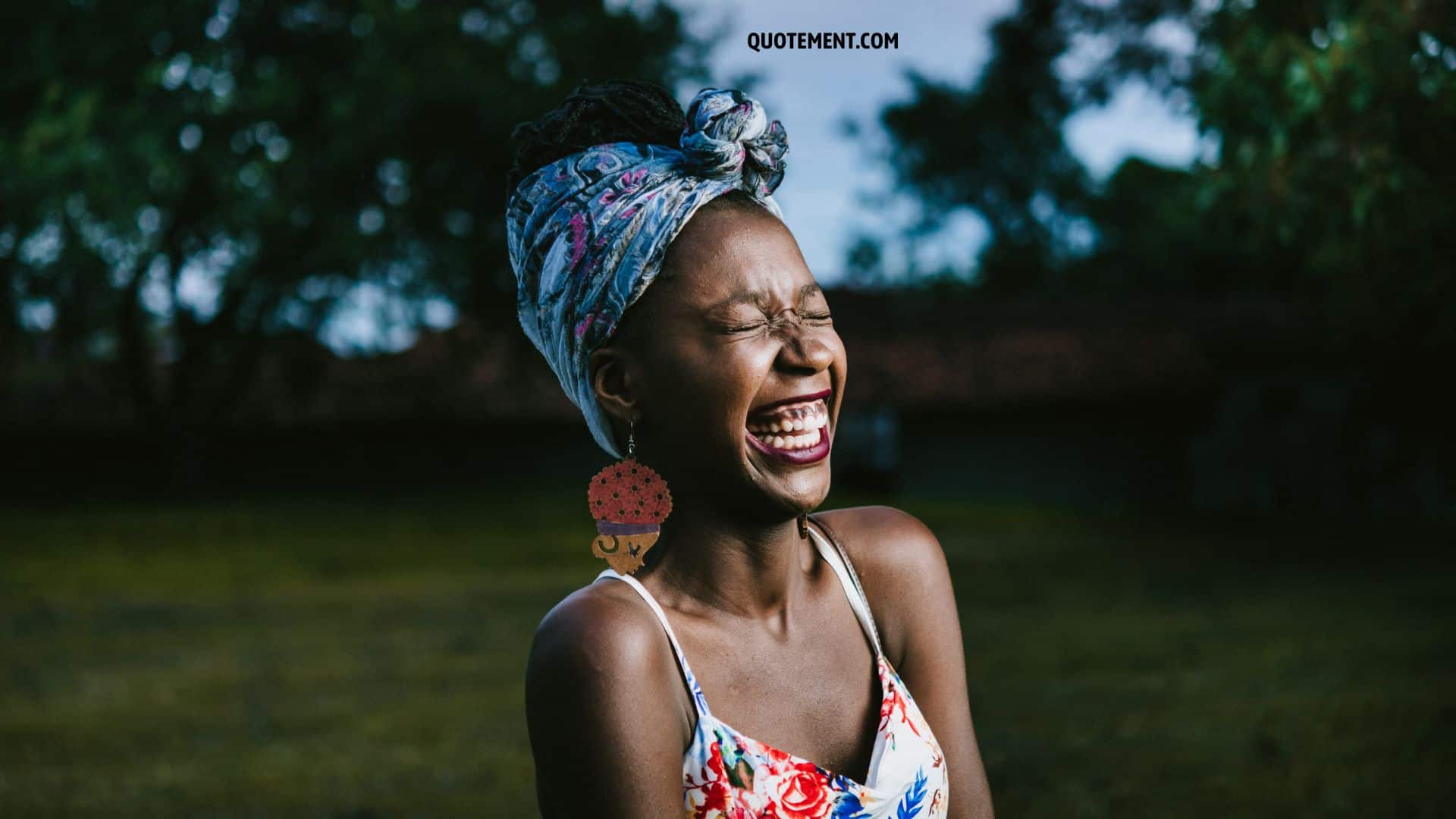 photo of woman laughing