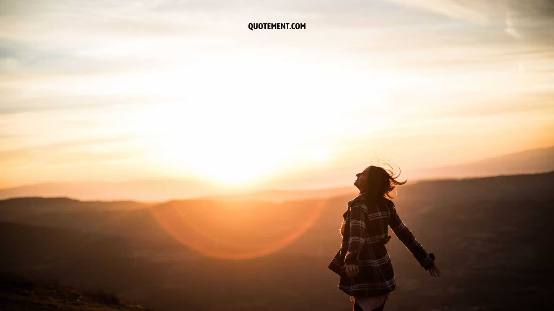 girl and sun