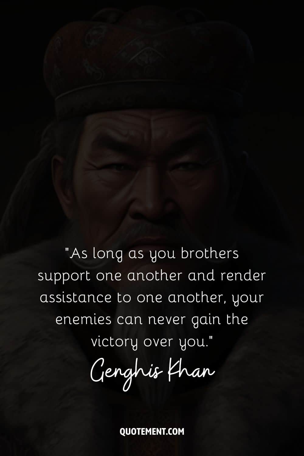 As long as you brothers support one another and render assistance to one another, your enemies can never gain the victory over you