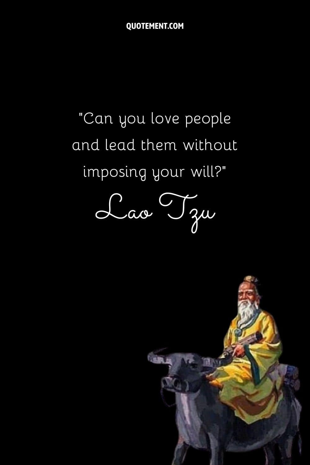 Can you love people and lead them without imposing your will