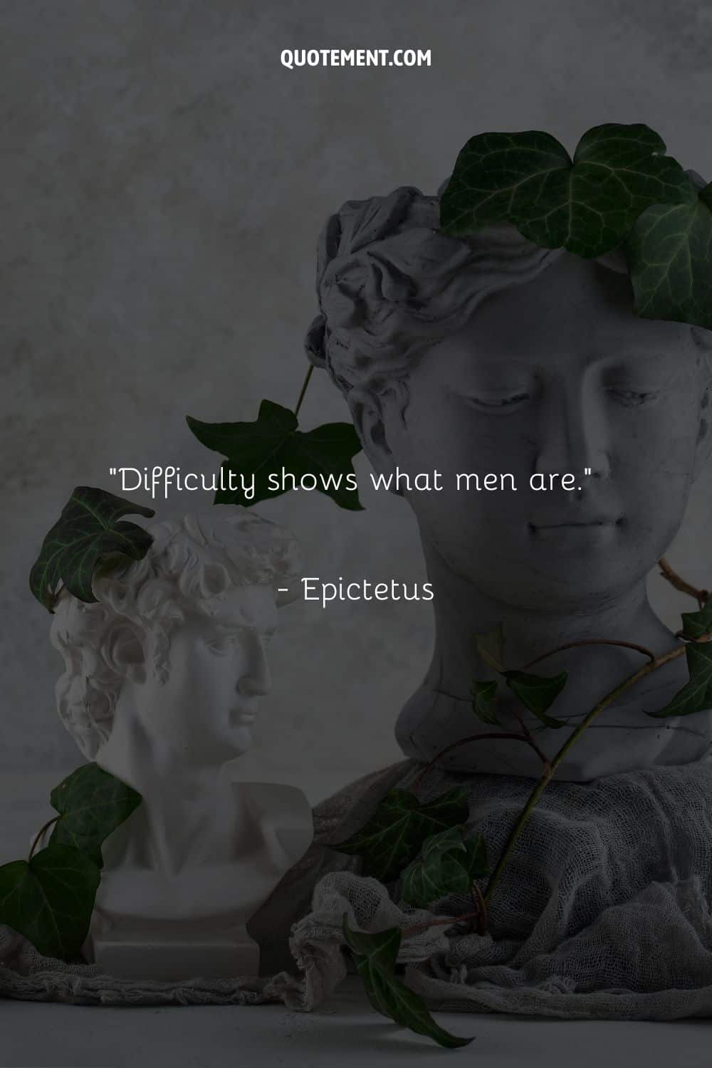 Difficulty shows what men are.