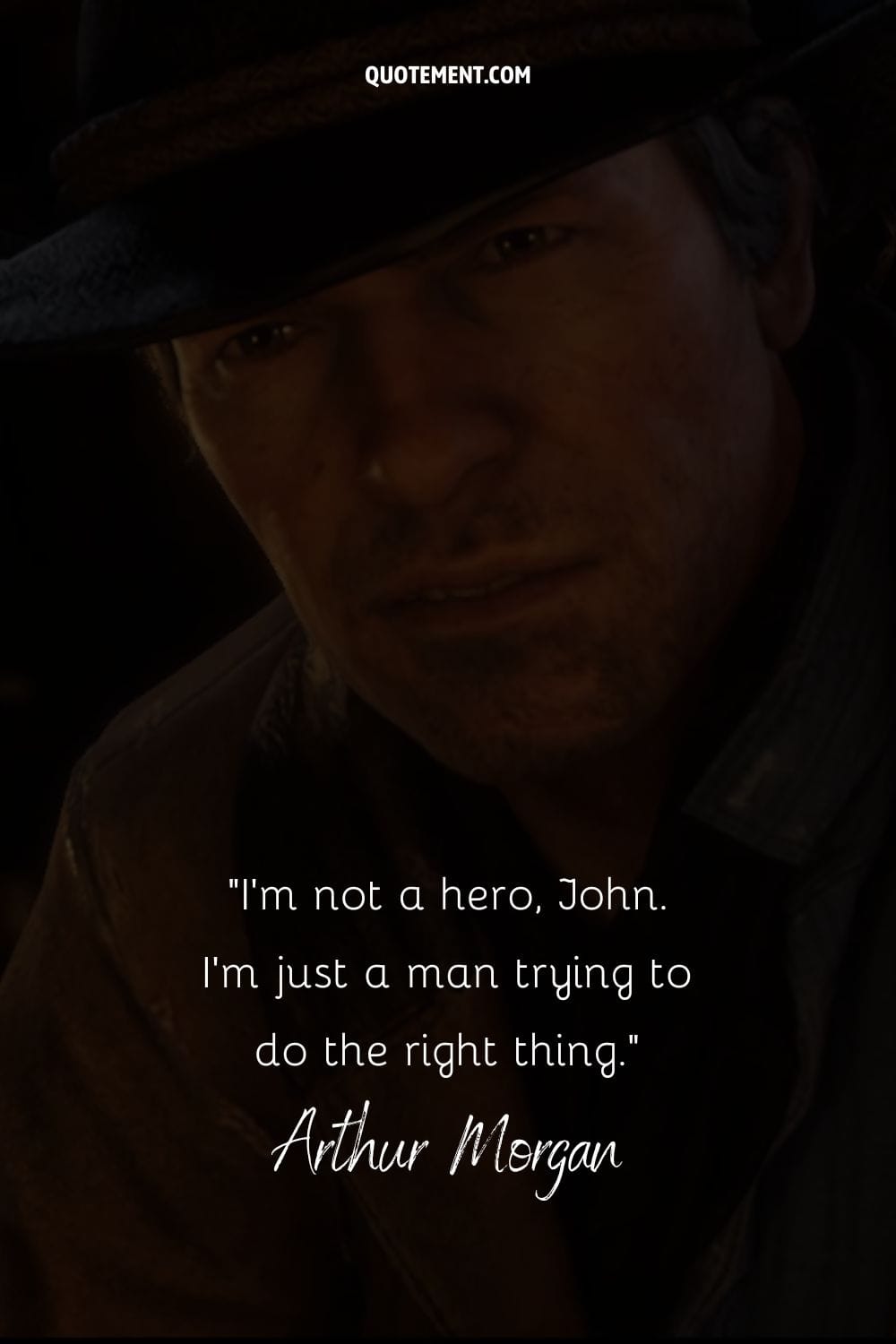 I'm not a hero, John