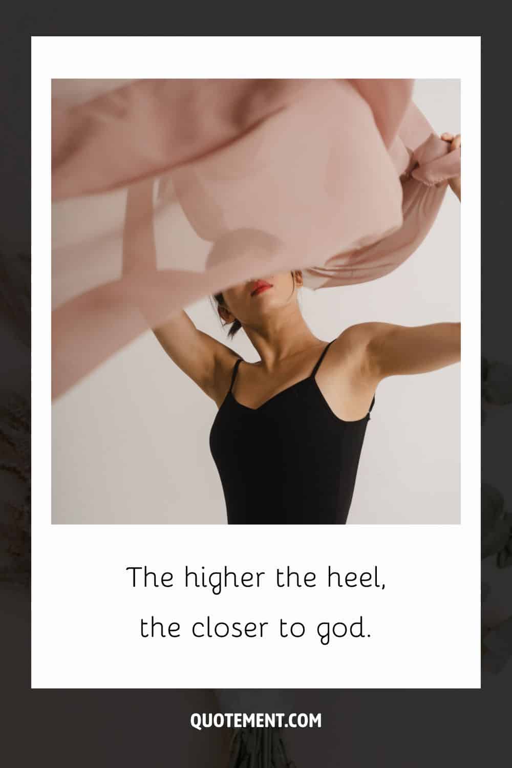 Image of a joyful girl dancing with flowing veil representing dope captions for Instagram.
