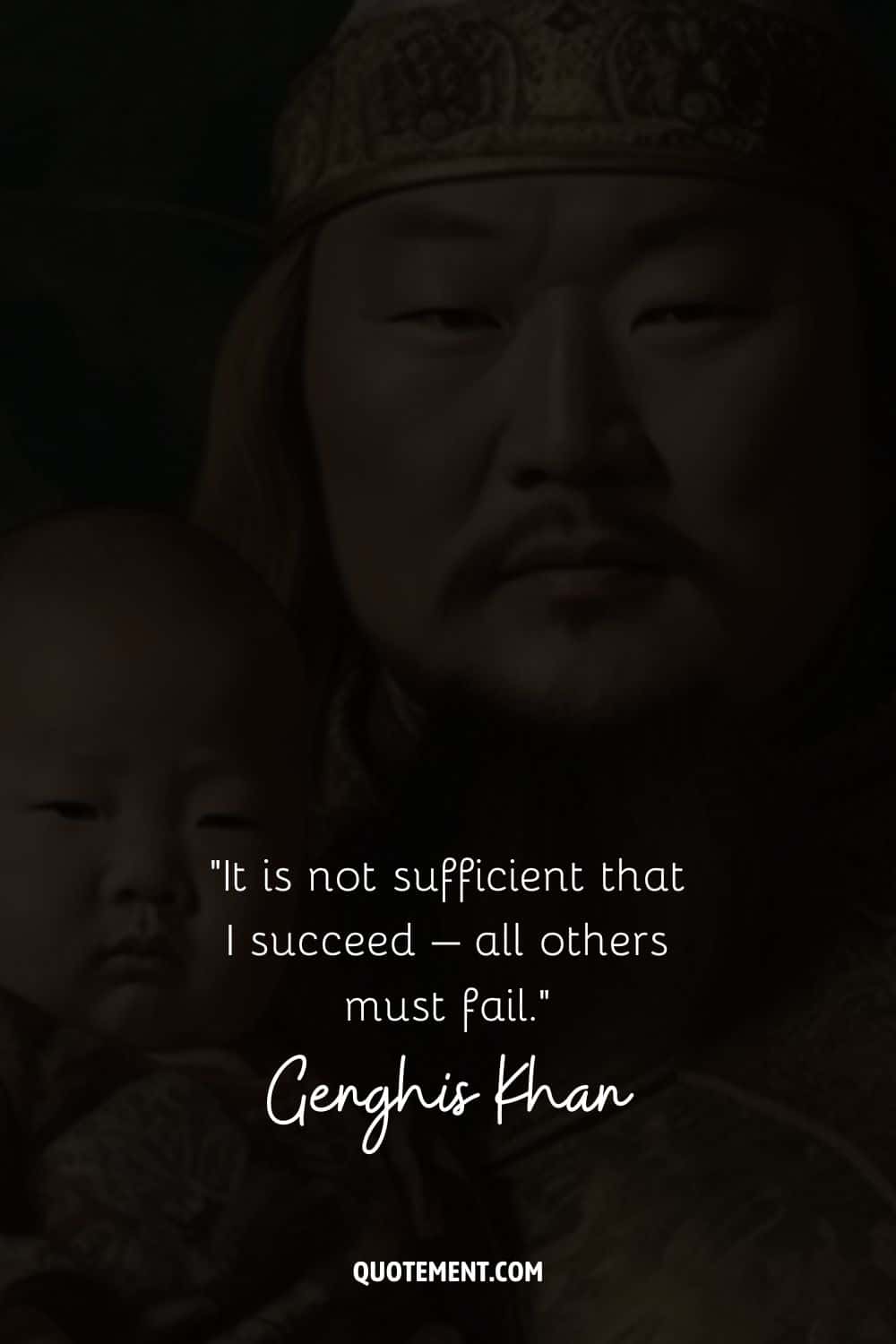 It is not sufficient that I succeed – all others must fail