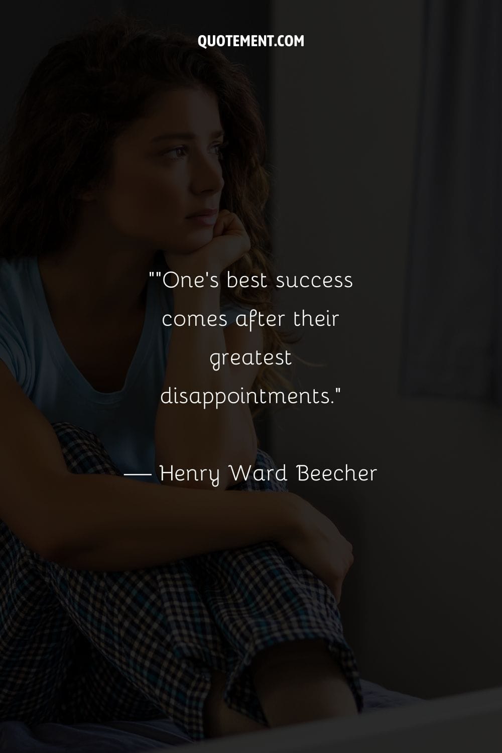 El mejor éxito de una persona llega después de sus mayores decepciones