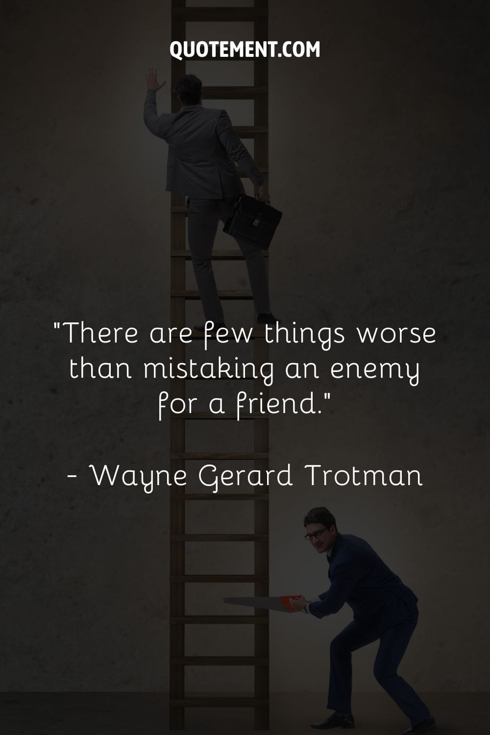 There are few things worse than mistaking an enemy for a friend