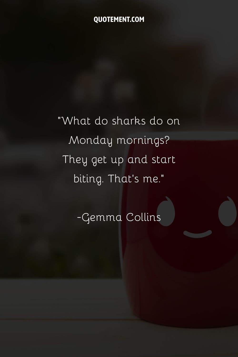 a beaming red coffee cup