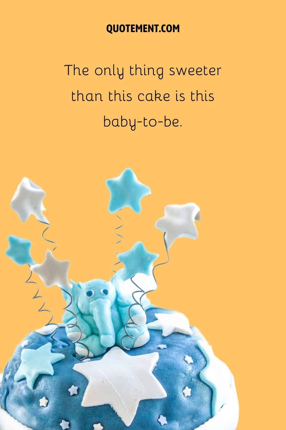 cake for a baby boy