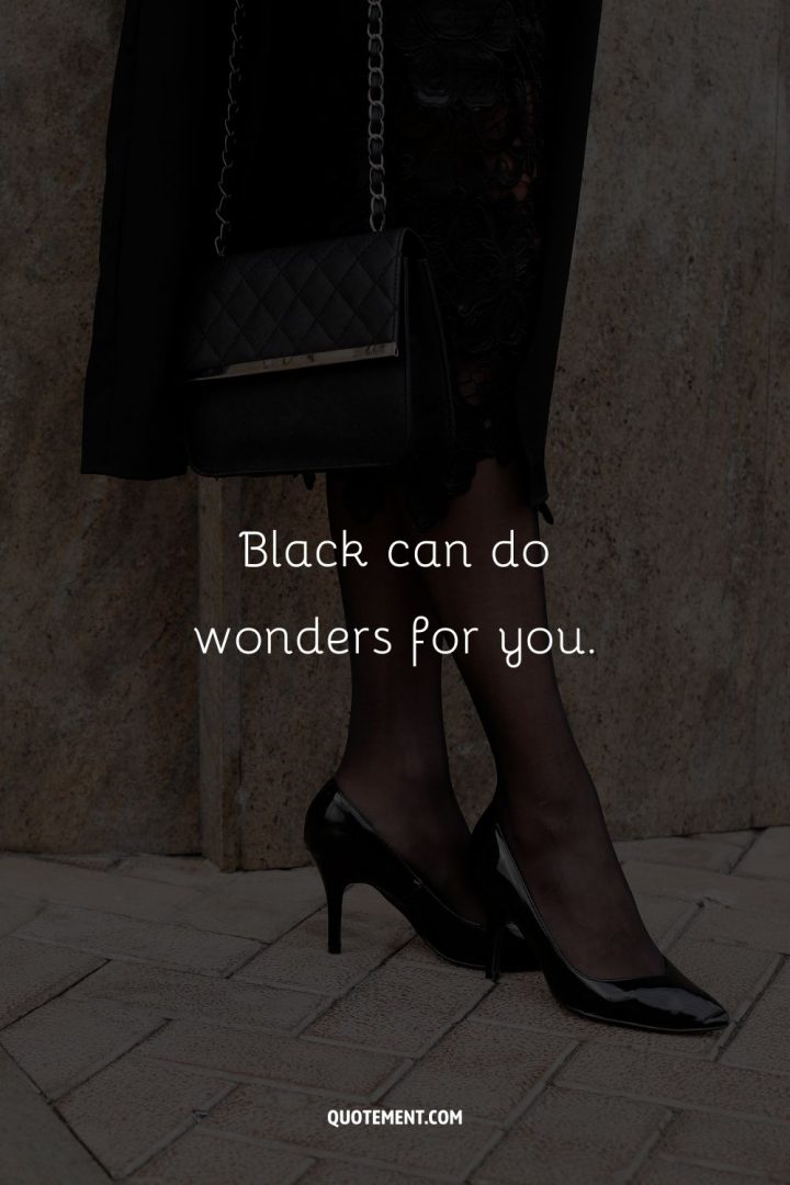 220 Best Black Outfit Captions For Instagram And Other Socials