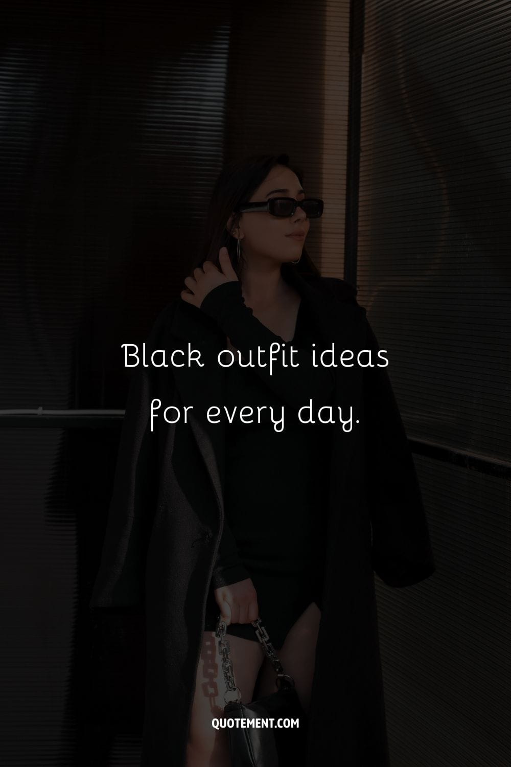 Black outfit ideas for every day.