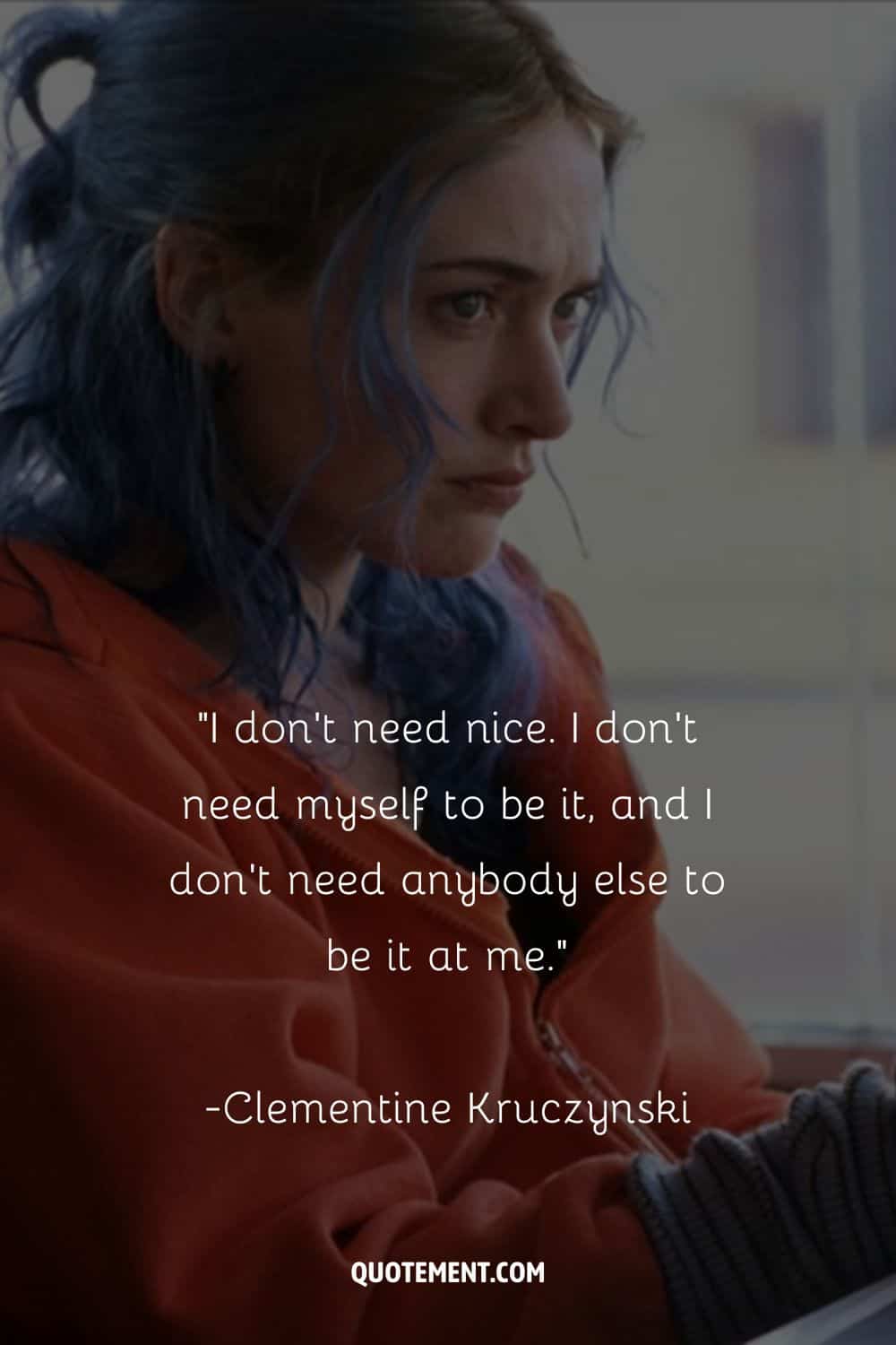 Eccentric Clementine from Eternal Sunshine of the Spotless Mind.